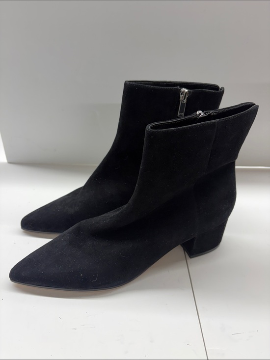 Marc Fisher Shoes - New Marc Fisher Classic Black Pointed-Toe Suede Ankle Boots Women’s size 8